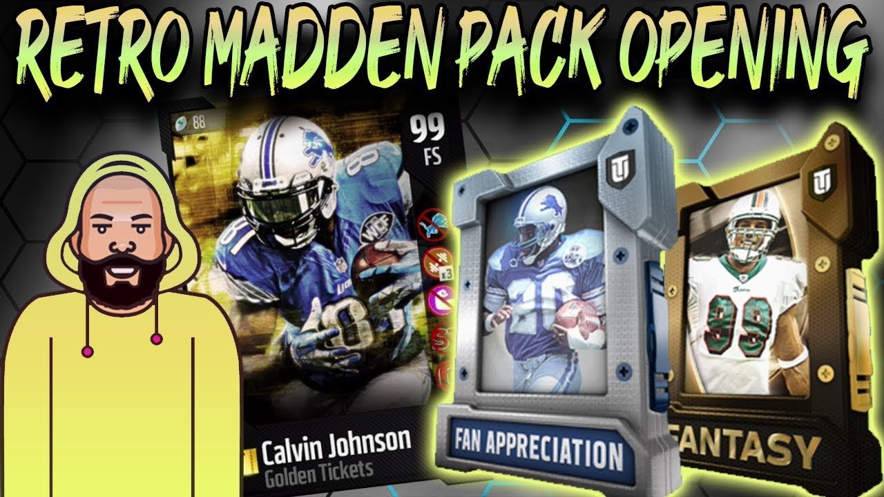 MORE FAN APPRECIATION PACKS! RETRO MADDEN 18 PACK OPENING