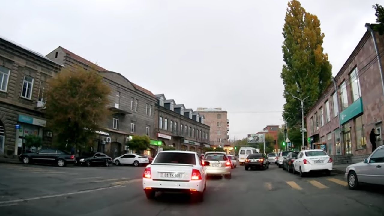 Driving in Yerevan to Ashtarak 🇦🇲 Երեւան - Աշտարակ 🇦🇲  