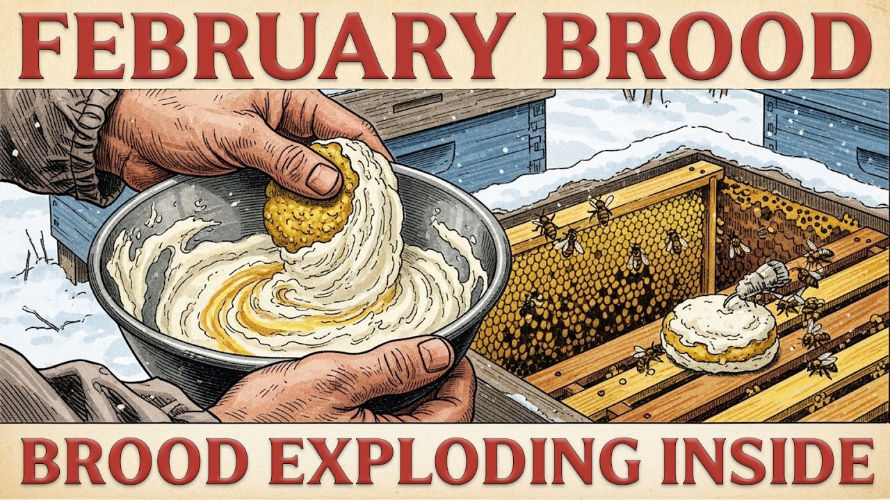 This 1910 Pollen Substitute Recipe Makes Spring Brood Cycles Explode in February