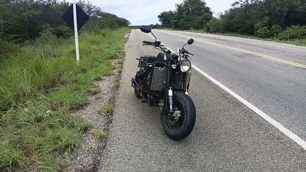 BRUNADO NOTICIAS. MOTO CASEIRA COM MOTOR DE CARRO