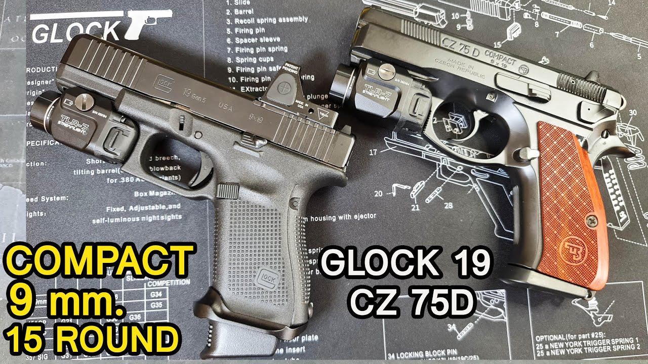 Rerun reviews CZ and GLOCK pistols with accessories that can be installed, can't decide.