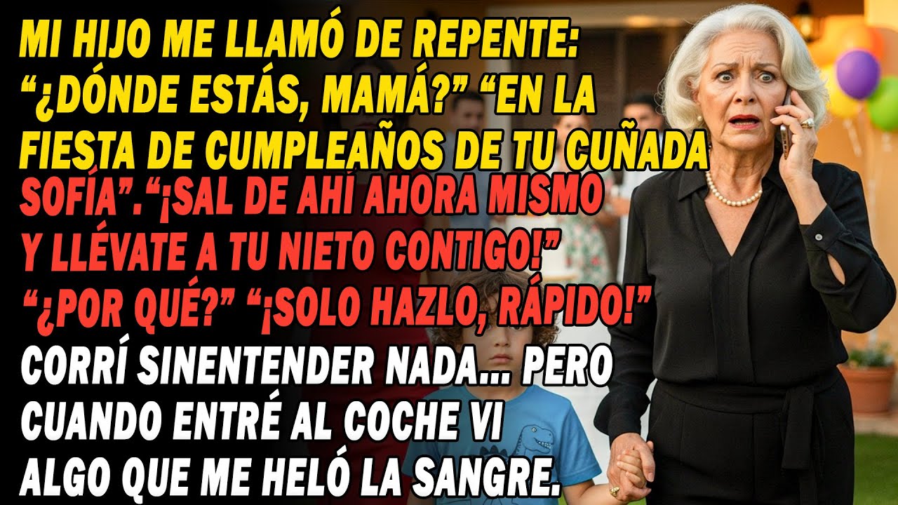 🔥 ¡Mi Hijo Me Exige Salir De La Fiesta Y El Secreto Que Descubro Cambia Todo! 😱