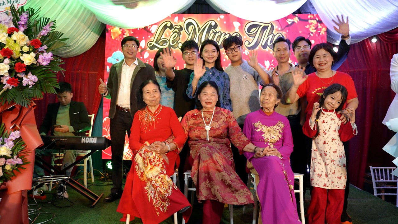 MỪNG THỌ CỤ TRẦN THỊ QUẾ - Tuổi 70