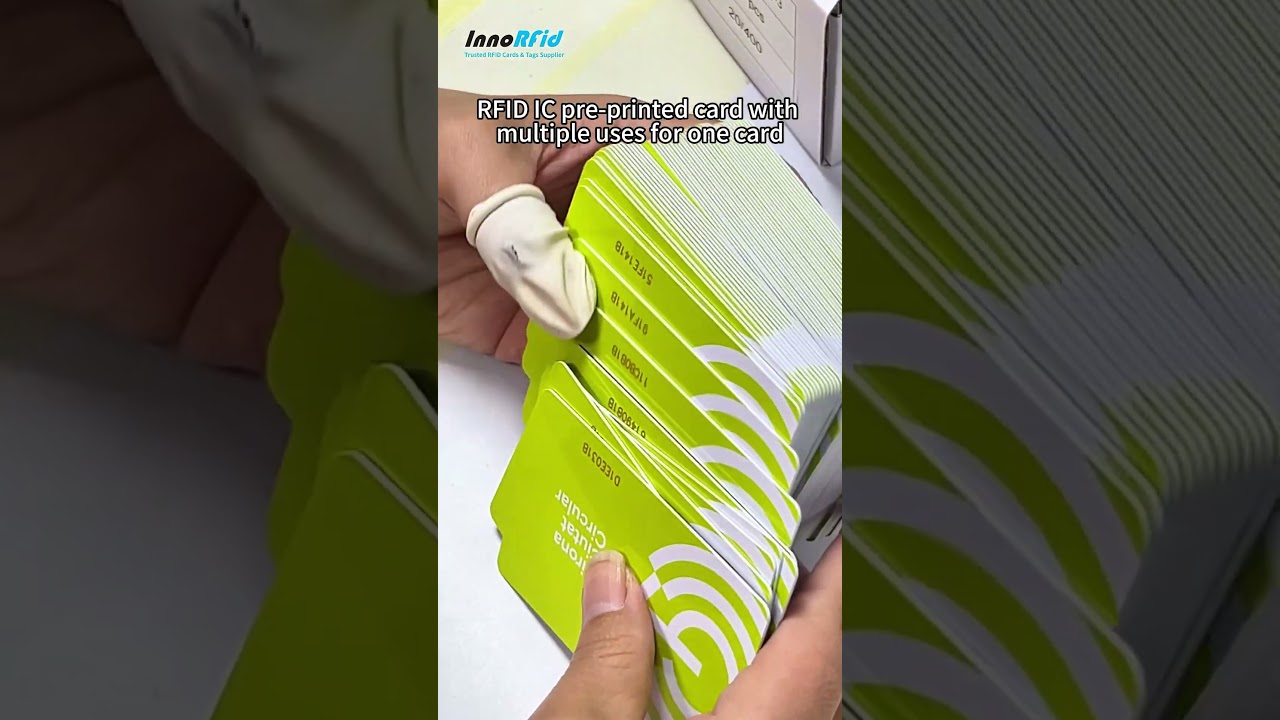 RFID IC color cards support personalized customization#factory #rfid  #technology #keycard #rfidcard