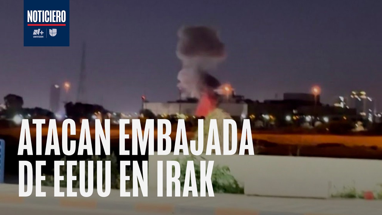 Lanzan cohetes contra embajada de Estados Unidos en Bagdad, Irak