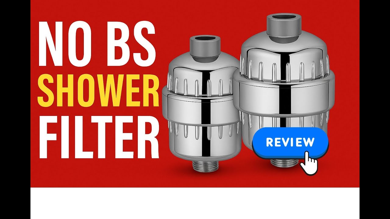 NO BS Shower Filter &ndash; Heavy Duty Power Against Hard Water & Chlorine (2-Pack)