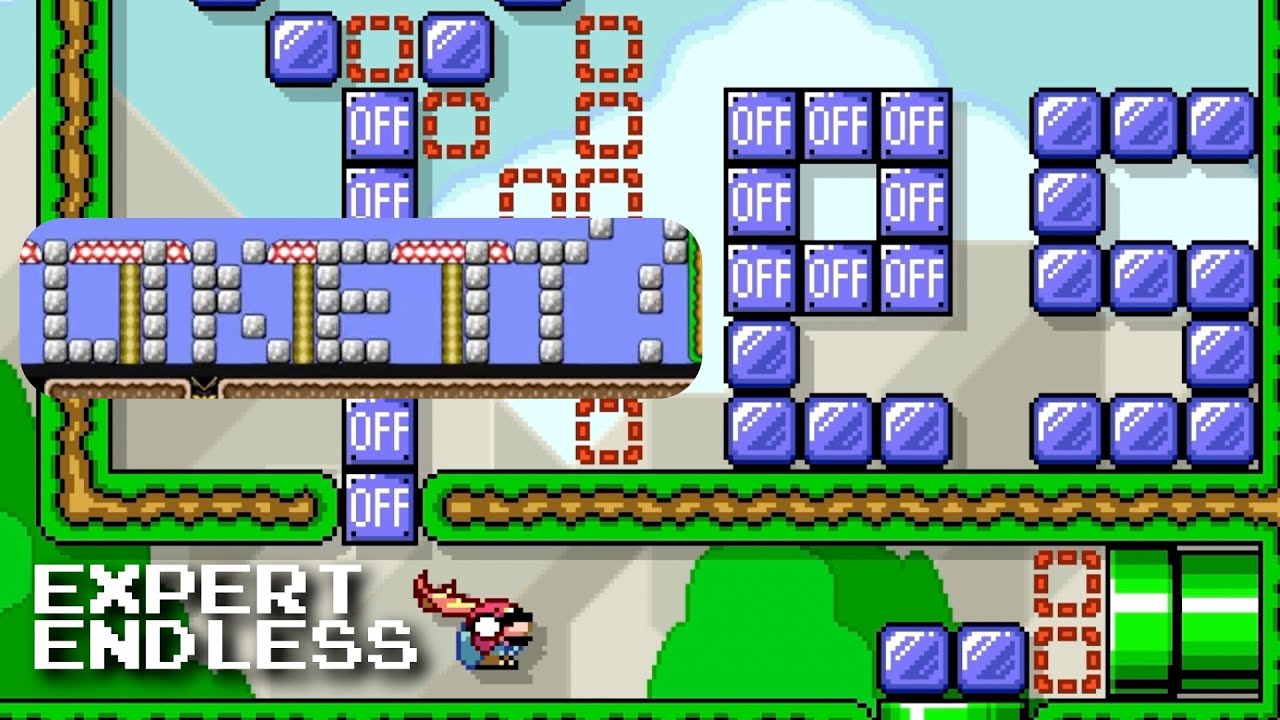 Expert Endless: этот уровень сопровождался испытанием (Mario Maker 2, Switch 2)