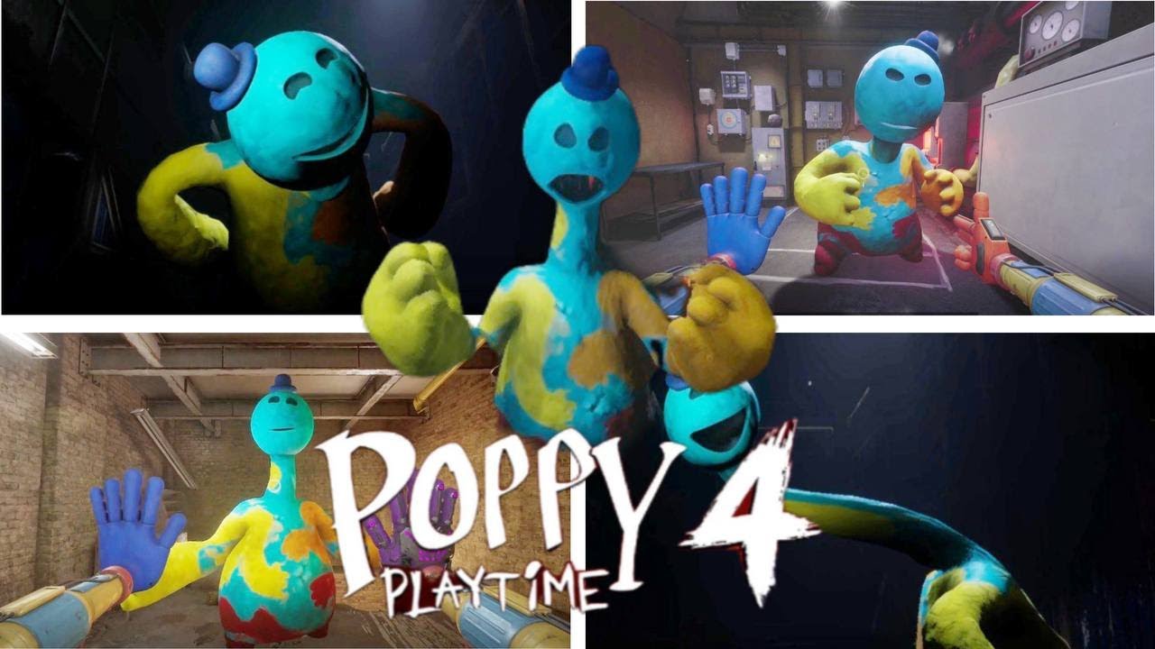 Poppy Playtime: Chapter 4 | Doey The Doughman All Scenes