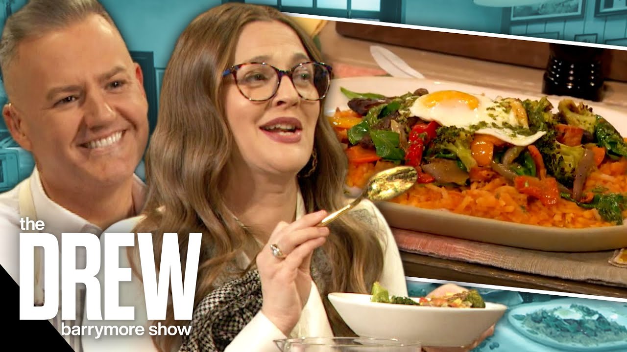 Ross Mathews Teaches Drew How to Make His Fridge-Leftovers Breakfast Hash Rossipe