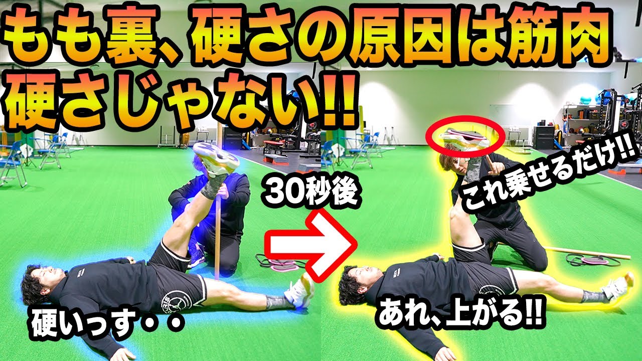 【股関節屈曲】もも裏の硬さの原因は筋肉の長さじゃない！30秒で硬さが取れる驚きの方法をご紹介