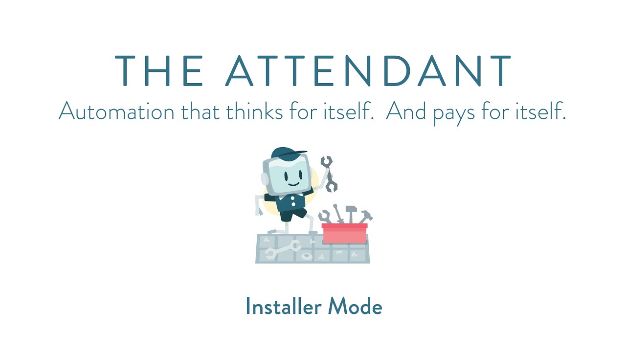 The Attendant Powered by Poolside Tech - Installer Mode