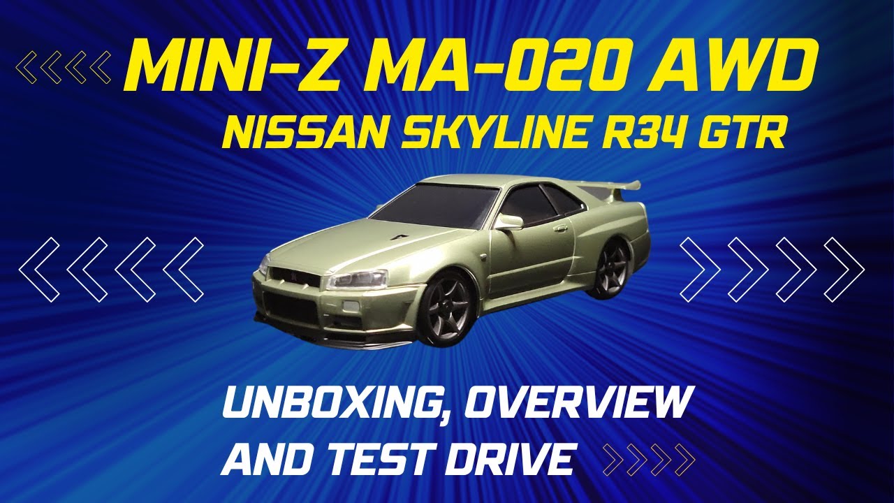MINI-Z MA-020 AWD **Unboxing** Overview and Test Drive