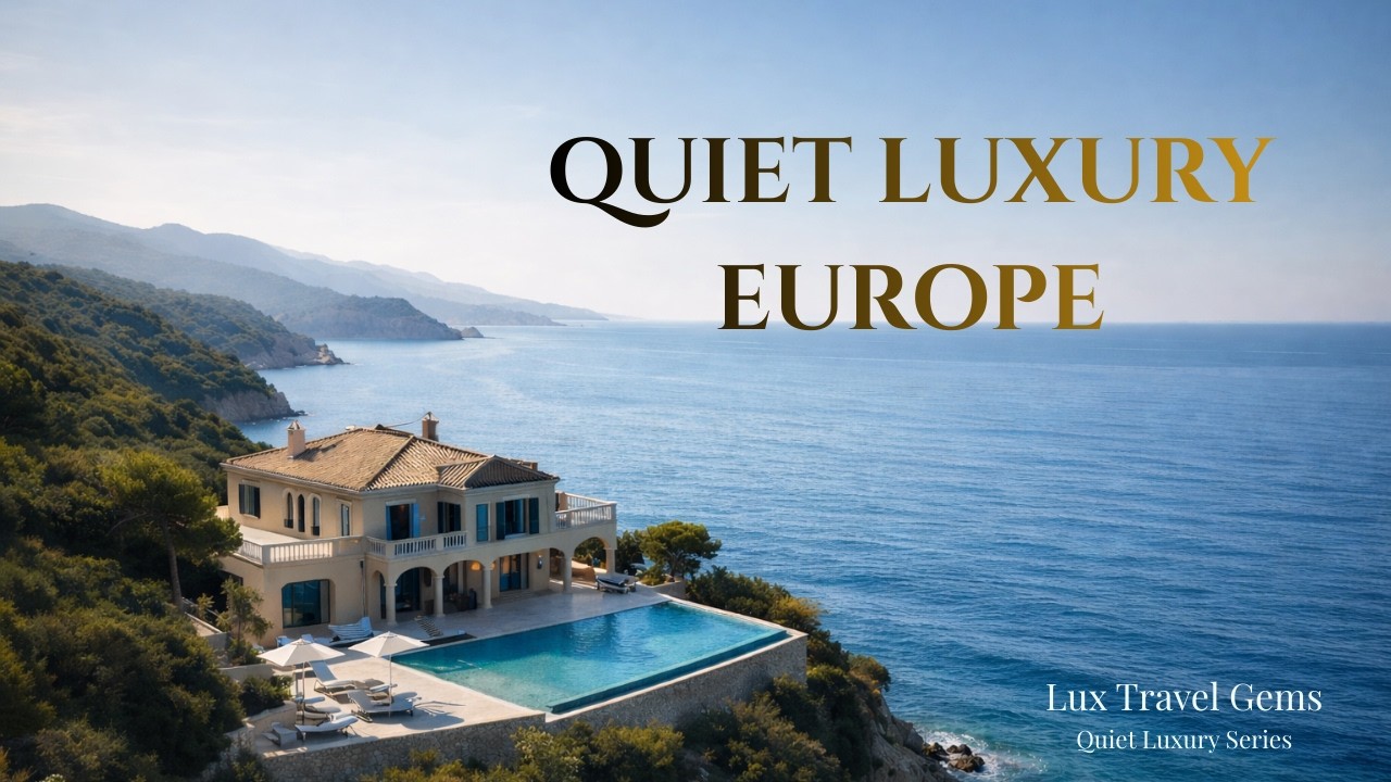 Quiet Luxury Europe &ndash; Hidden Mediterranean Escapes