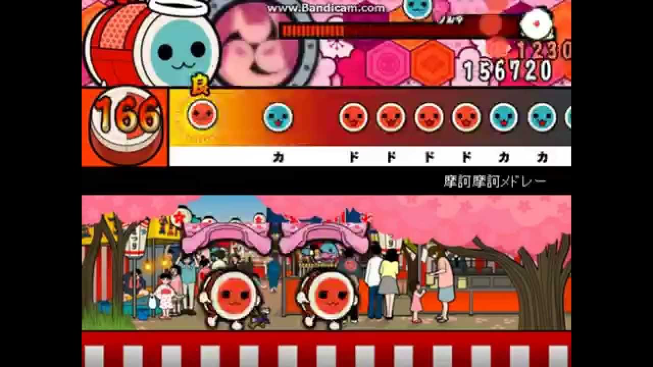 【太鼓さん次郎】摩訶摩訶メドレー【創作譜面】