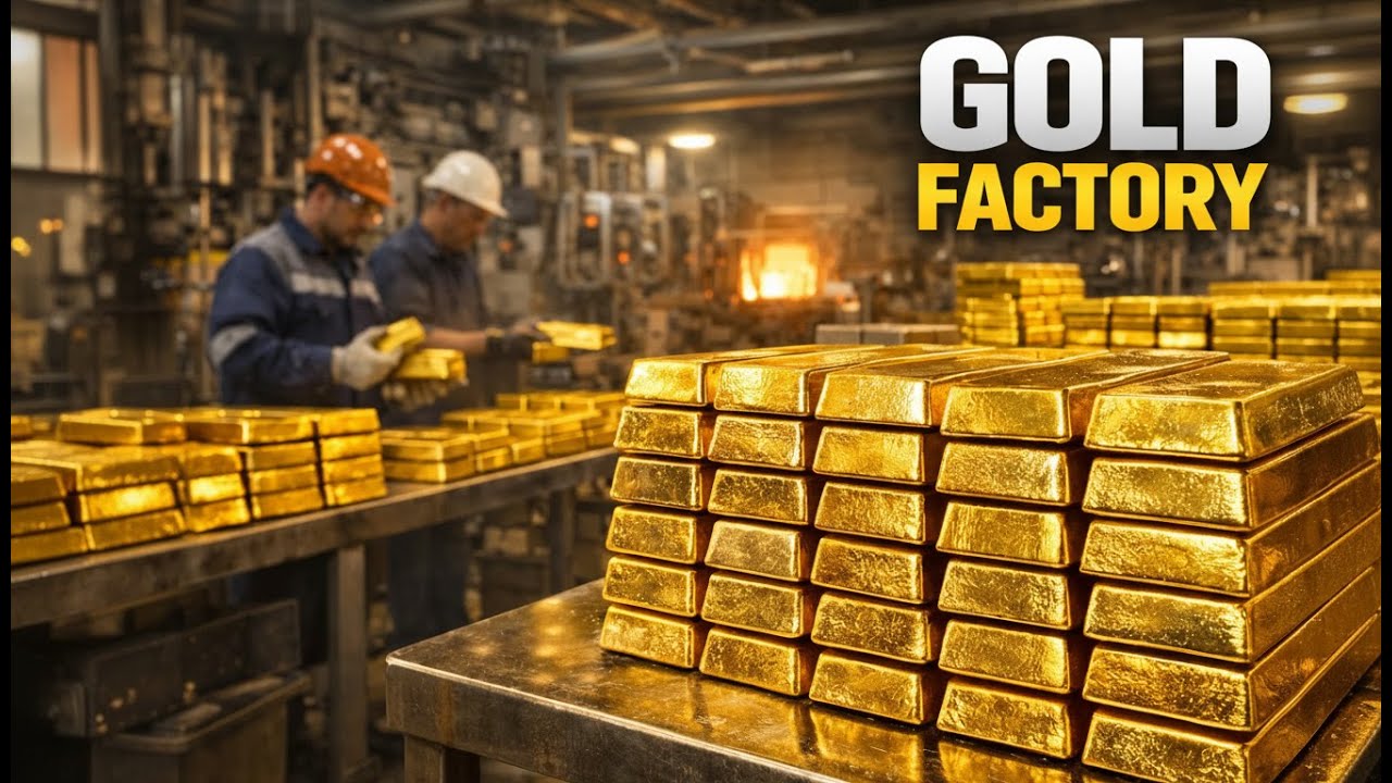 Gold Refining Process From Ore to 99 99% Pure Bar | Inside Gold Refining Industry