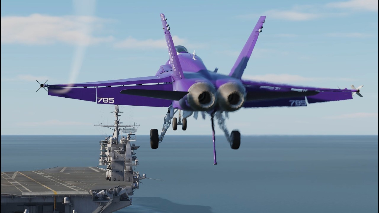 DCS: #129: FA-18C: Carrier TO & Landing