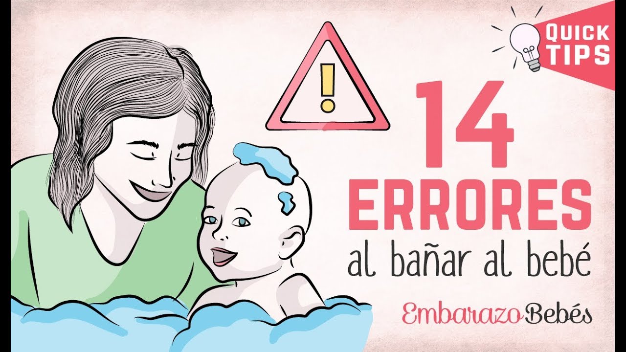 14 ERRORES al BAÑAR AL BEBÉ 🚿❌ ¡No hagas esto!
