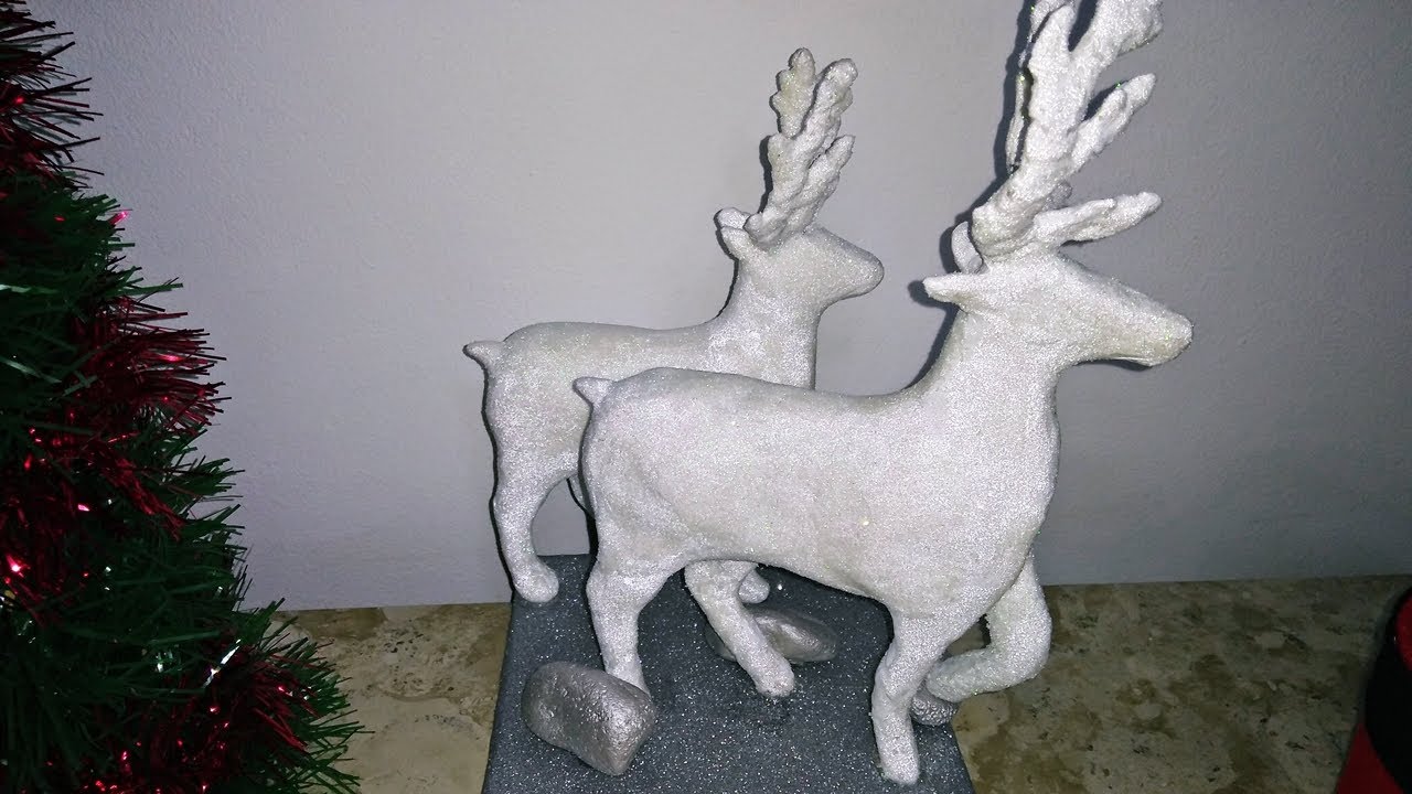 DIY - Rena de papelão e biscuit | Especial Natal