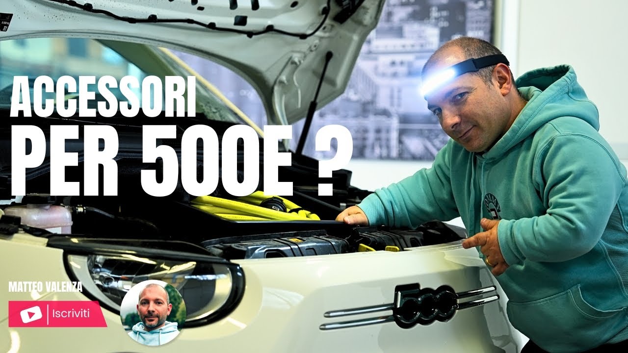 RISOLVIAMO UN PROBLEMA di 500e ... IL FRUNK! accessori fiat 500e