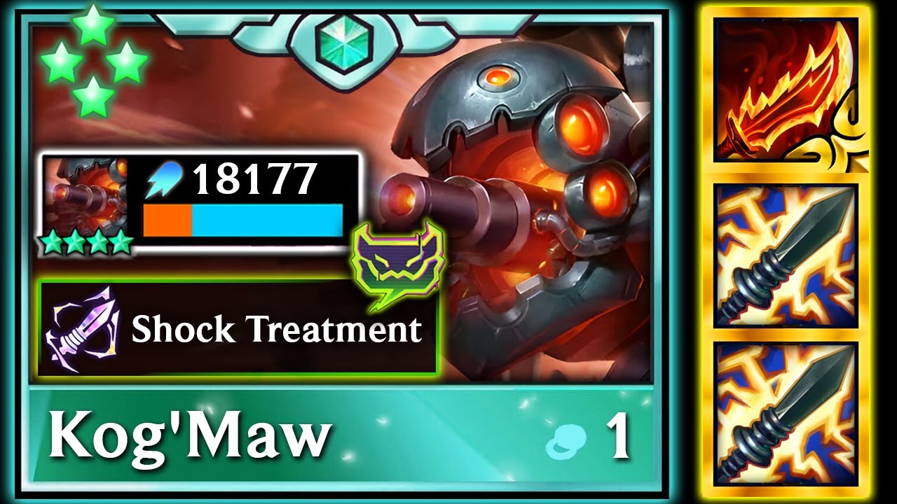 *Black Market* Thunderbolt Kog'Maw 4-Star Goes BRRRRR! ⭐⭐⭐ ft. Shock Treatment