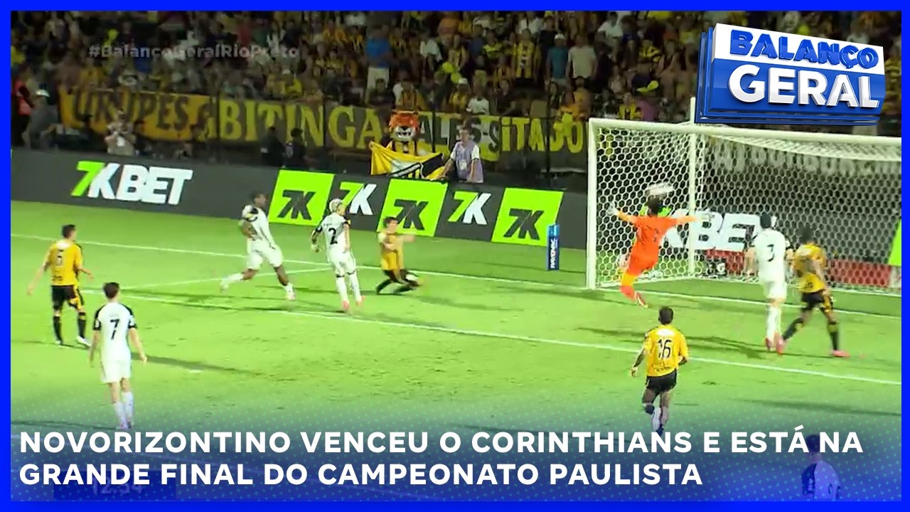 Novorizontino venceu o Corinthians e está na grande final do campeonato paulista