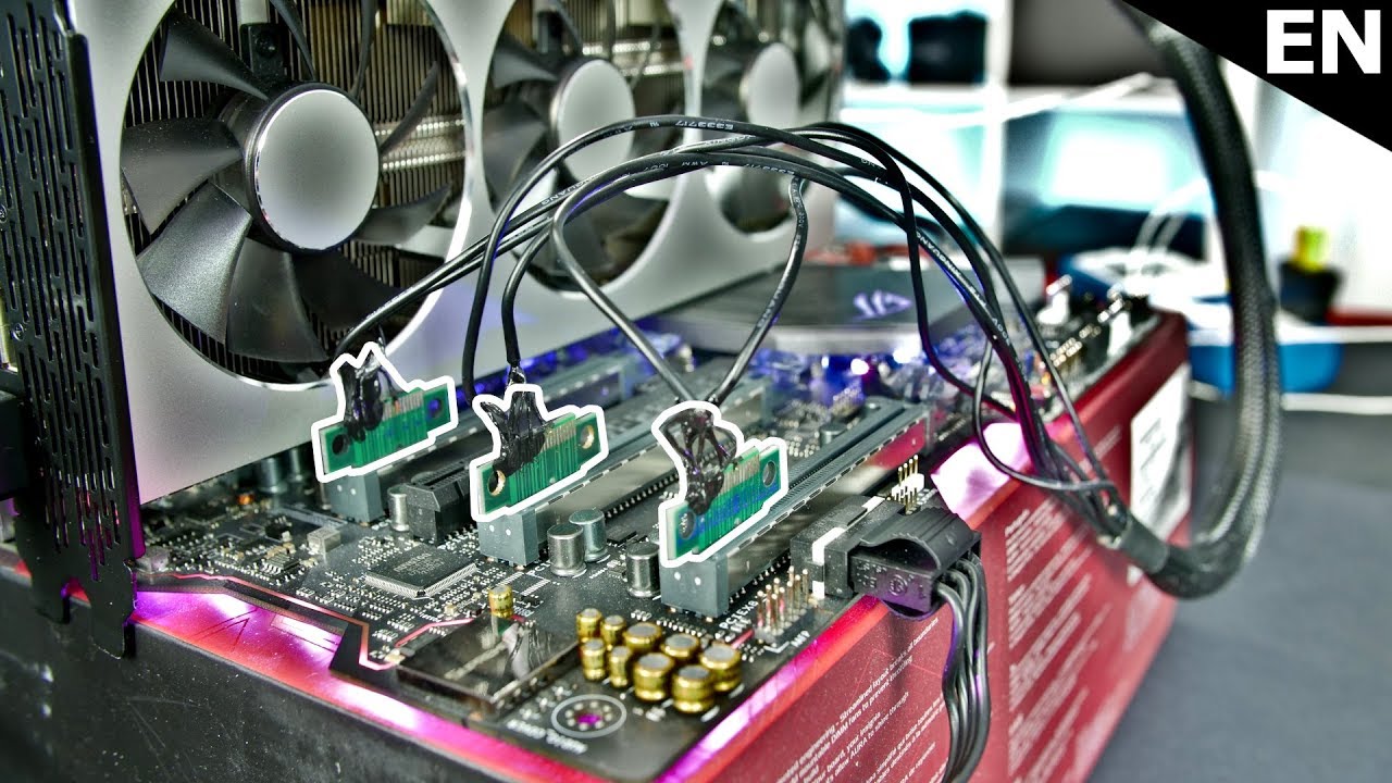 DIY-Adapter: Running a Radeon VII just through PCIe-Slot Power