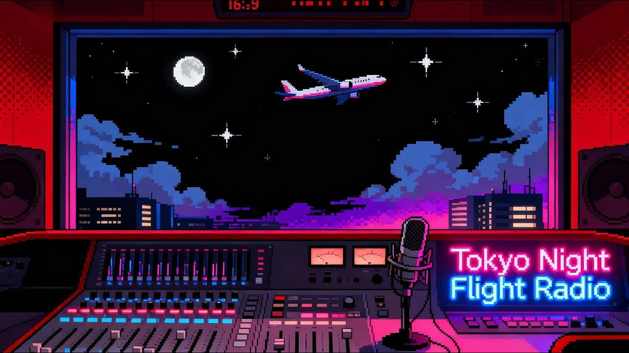 # 210 Tokyo Night Flight Radio | Lo-fi World Fusion Grooves | Cross-Cultural Soundscape