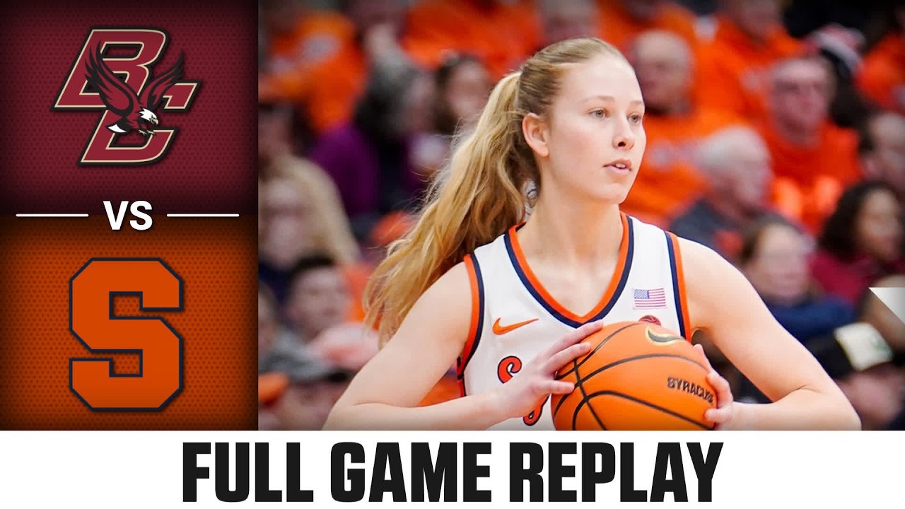 Boston College vs. Syracuse Full Game Replay | 2025-26 ACC Women's Basketball