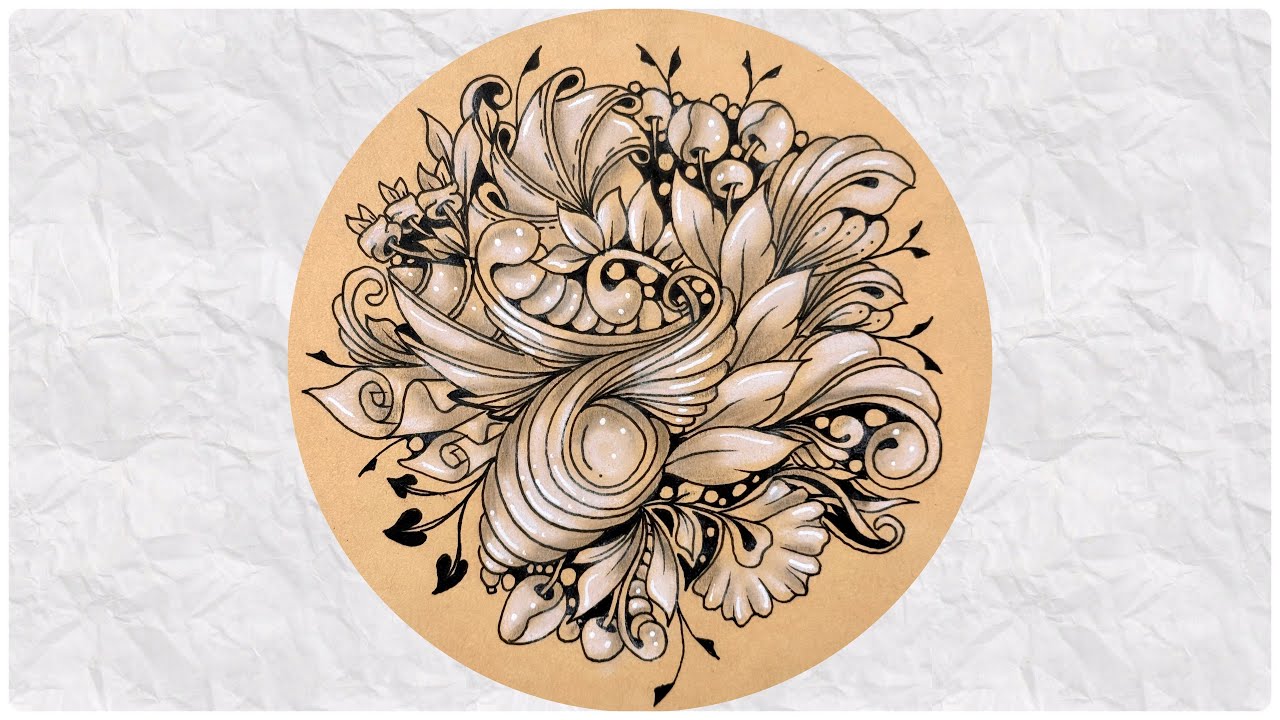 Step by Step Zentangle Inspired Garden 