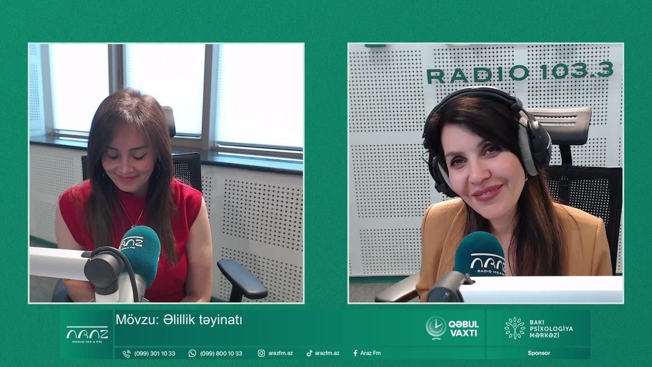 Sizin Üçün Yayımdayıq – Təşəkkürlər! - Qəbul Vaxtı