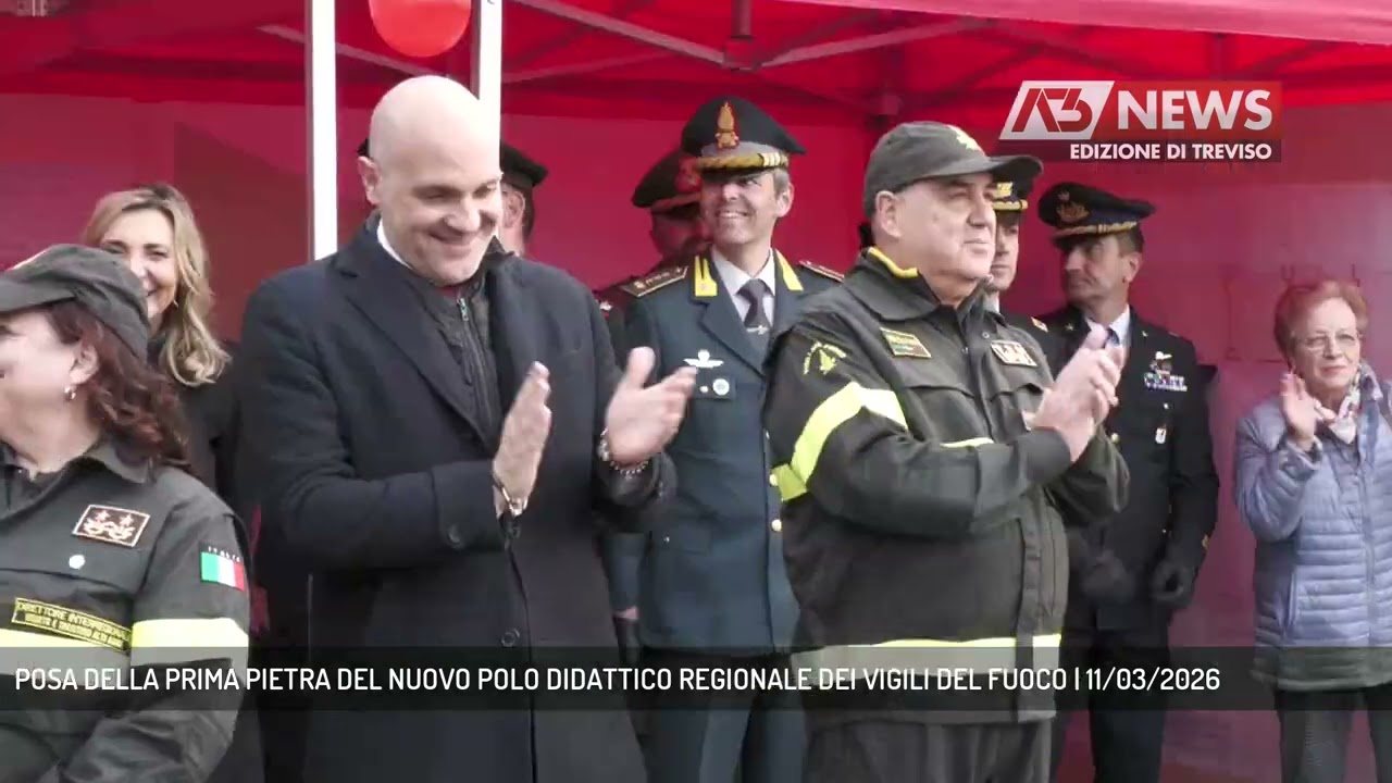 POSA DELLA PRIMA PIETRA DEL NUOVO POLO DIDATTICO REGIONALE DEI VIGILI DEL FUOCO | 11/03/2026