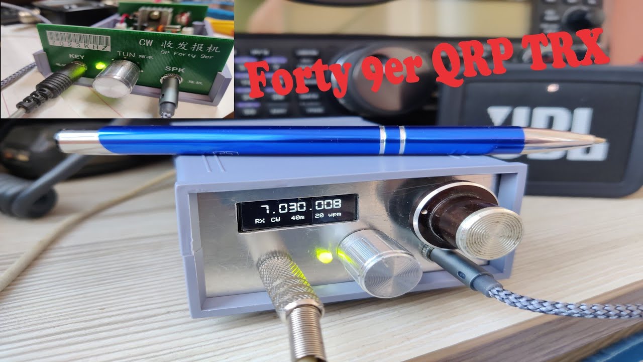 QRP 40м ТПП трансивер Forty 9er из Китая. Модификация с DDS синтезатором.