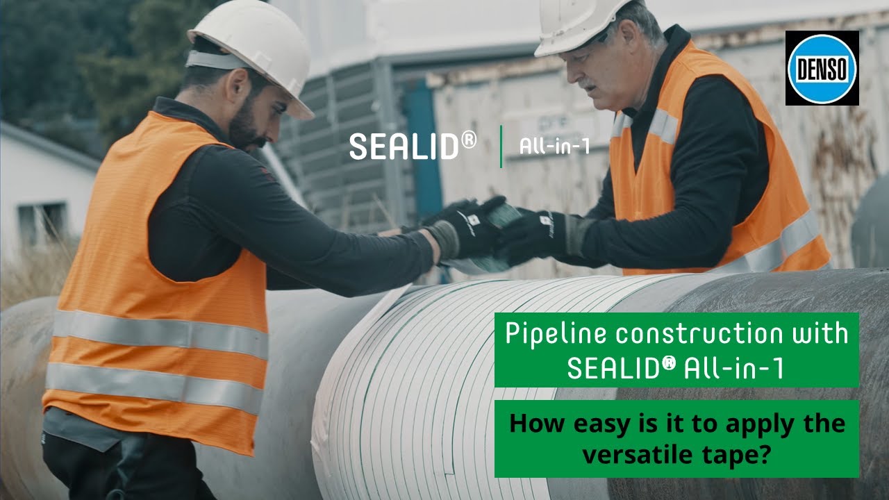 Pipeline construction with SEALID® All-in-1: How easy is it to apply the versatile tape?