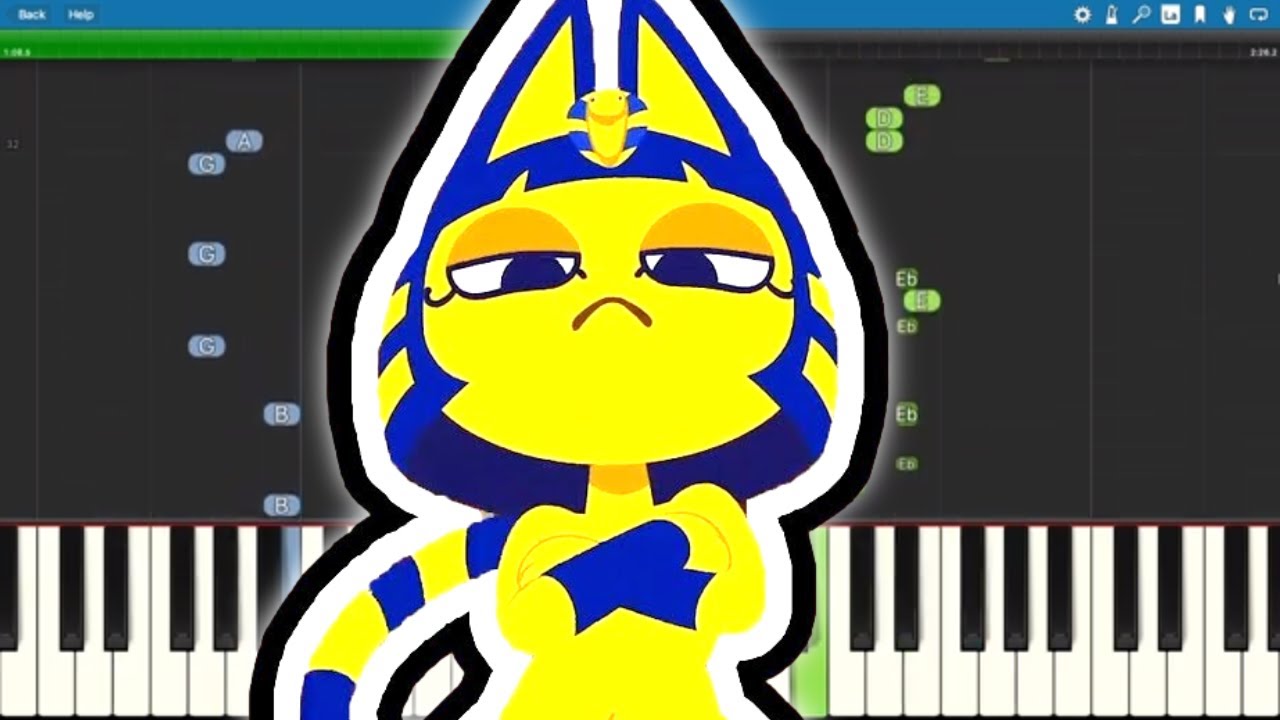 Zone Ankha - Piano Tutorial (Camel by Camel)