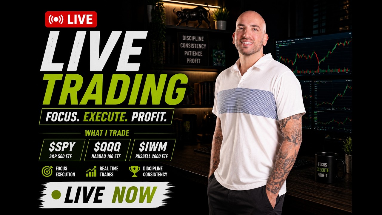 The Best Day Trade Setup I've Seen All Week &mdash; Live Trading QQQ, SPY & IWM!