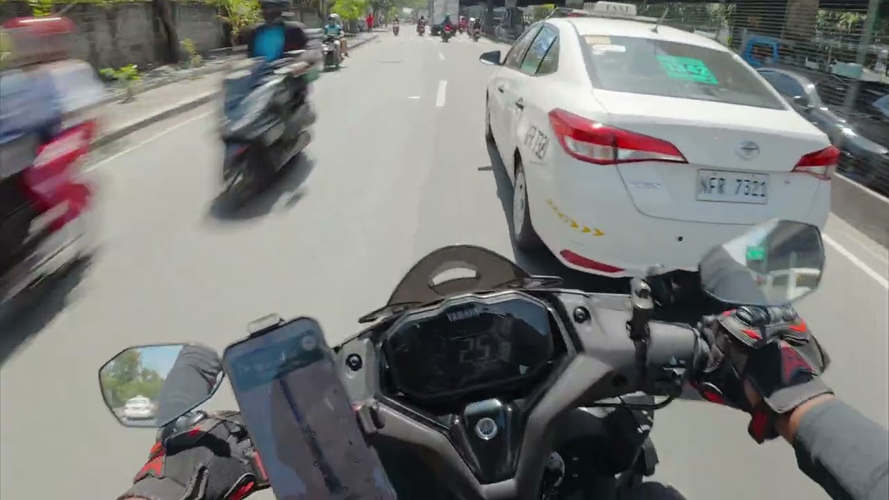 Yamaha Aerox V3 POV | Always Traffic In Manila | (No Talking)