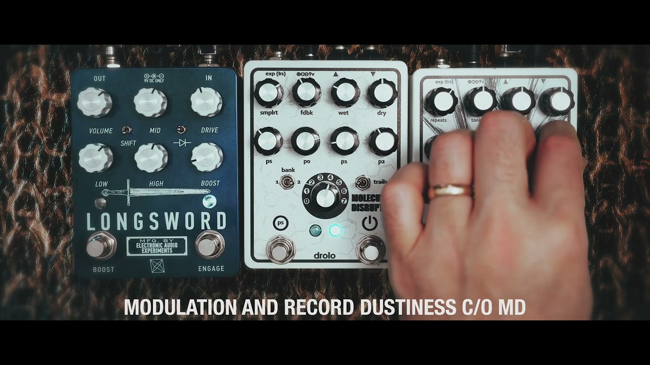 Electronic Audio Experiments Longsword with Drolo Molecular Disruptor and Strands on Piano