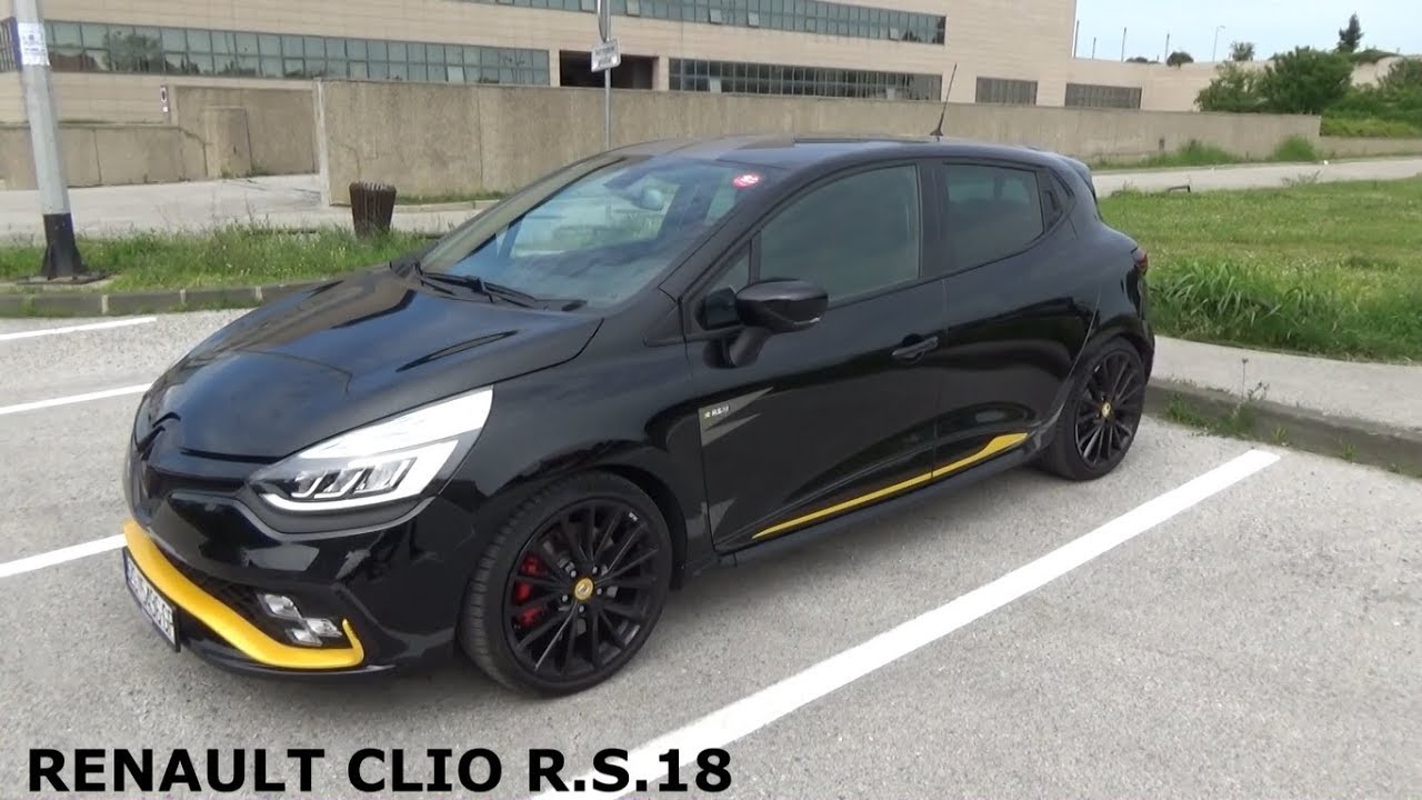 2018 RENAULT CLIO RS 18 with Akrapovič exhaust | Review, sound & acceleration