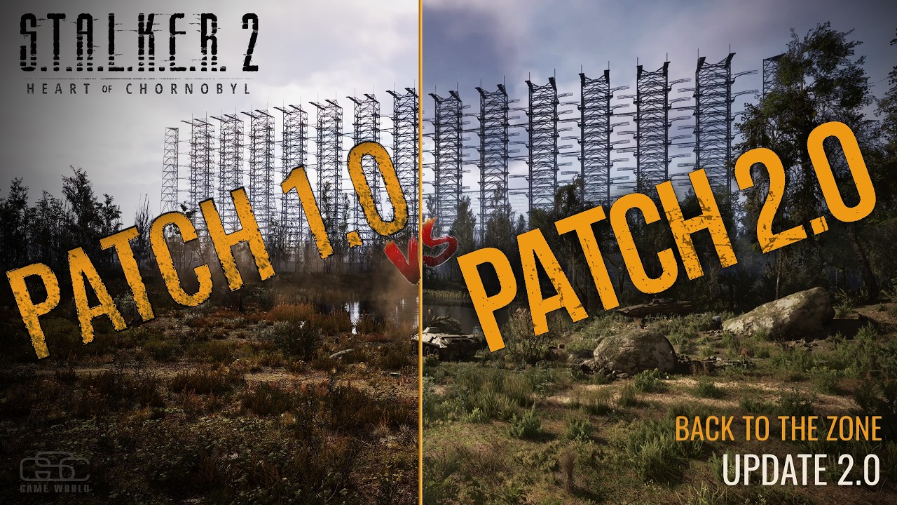 S.T.A.L.K.E.R. 2: Heart of Chornobyl - Patch 1.0 & Update 2.0 Comparison | Amazing Visuals