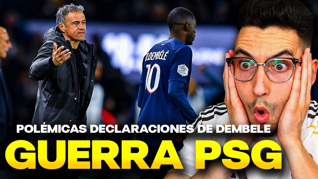 💥¡PROBLEMAS en el PSG! DEMBÉLÉ ESTALLA contra sus COMPAÑEROS (LUCHA de EGOS)