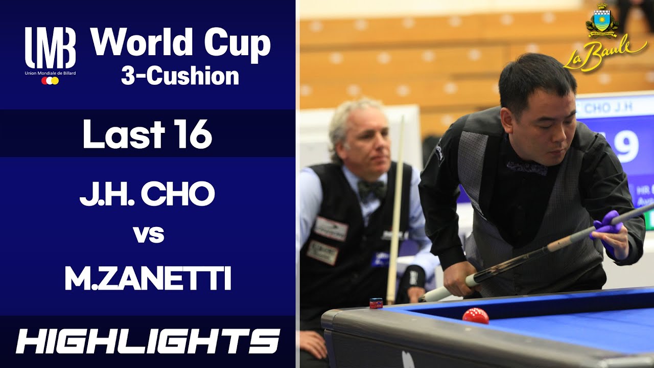[La Baule World Cup 2016] Last 16 - CHO Jae Ho (KOR) vs Marco ZANETTI (ITA). H/L