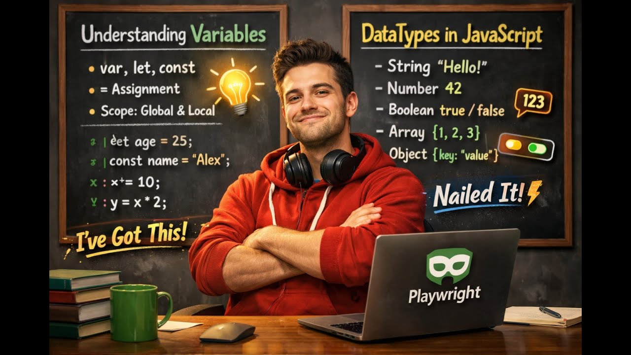 JavaScript | Variables & Datatypes Explained(var, let, const) .