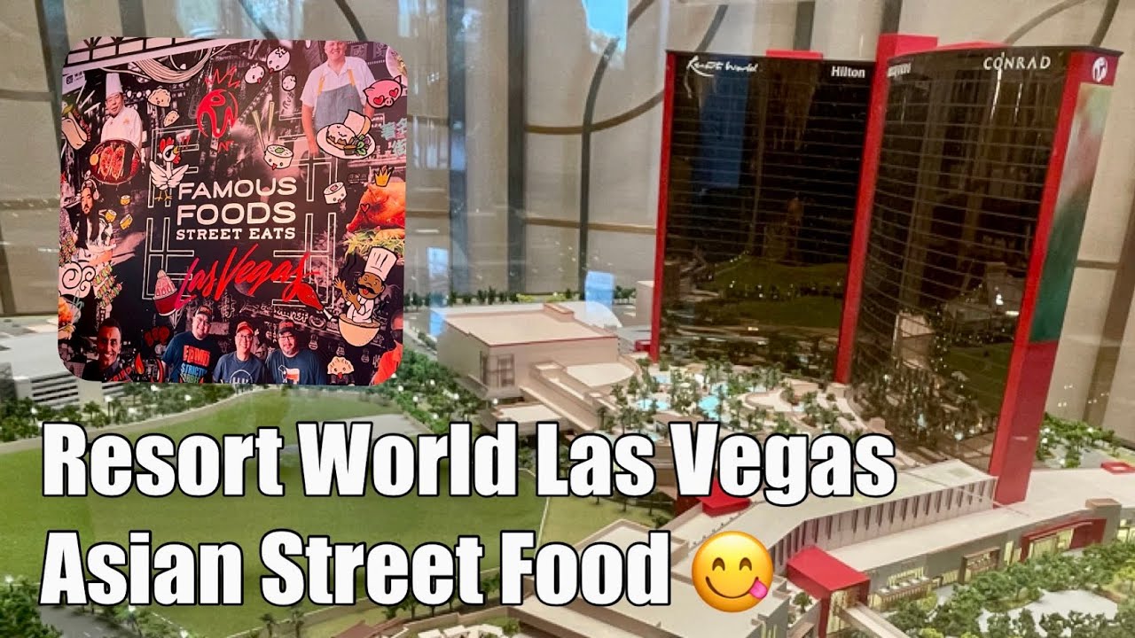 Asian Food Court at Resort World, Las Vegas Review, Famous Foods Street Eats 😋