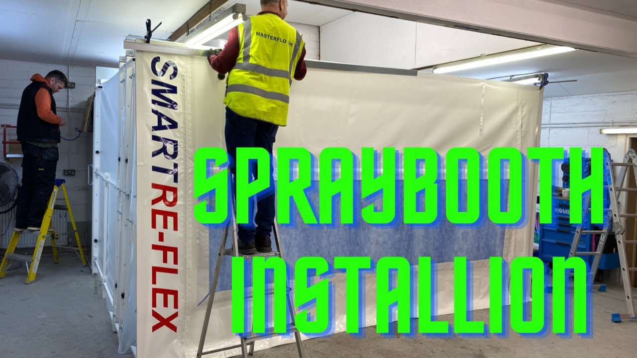 MasterFlo SMARTRE-FLEX Spraybooth installation