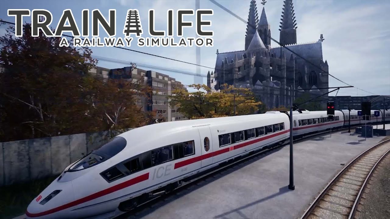 ICE 3 von Köln nach Berlin mit Fehlleitung und Crash / Train Life A Railway Simulator