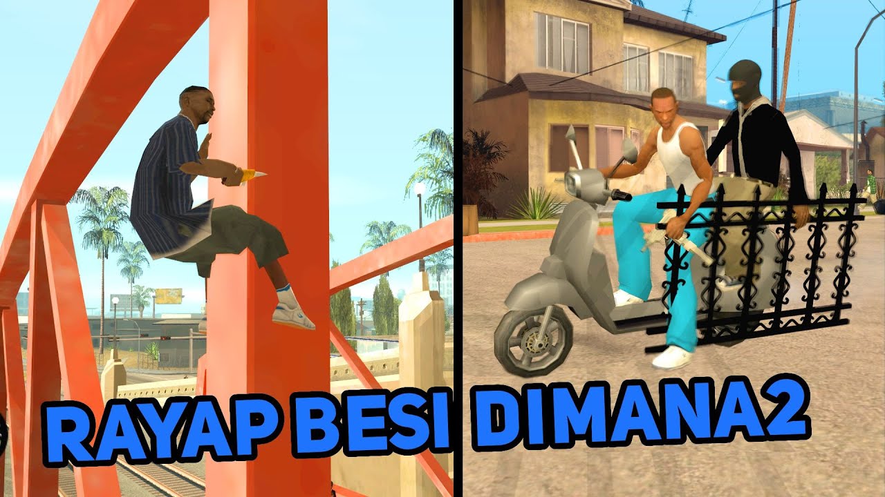Ada RAYAP BESI Merajalela Di GTA San Andreas