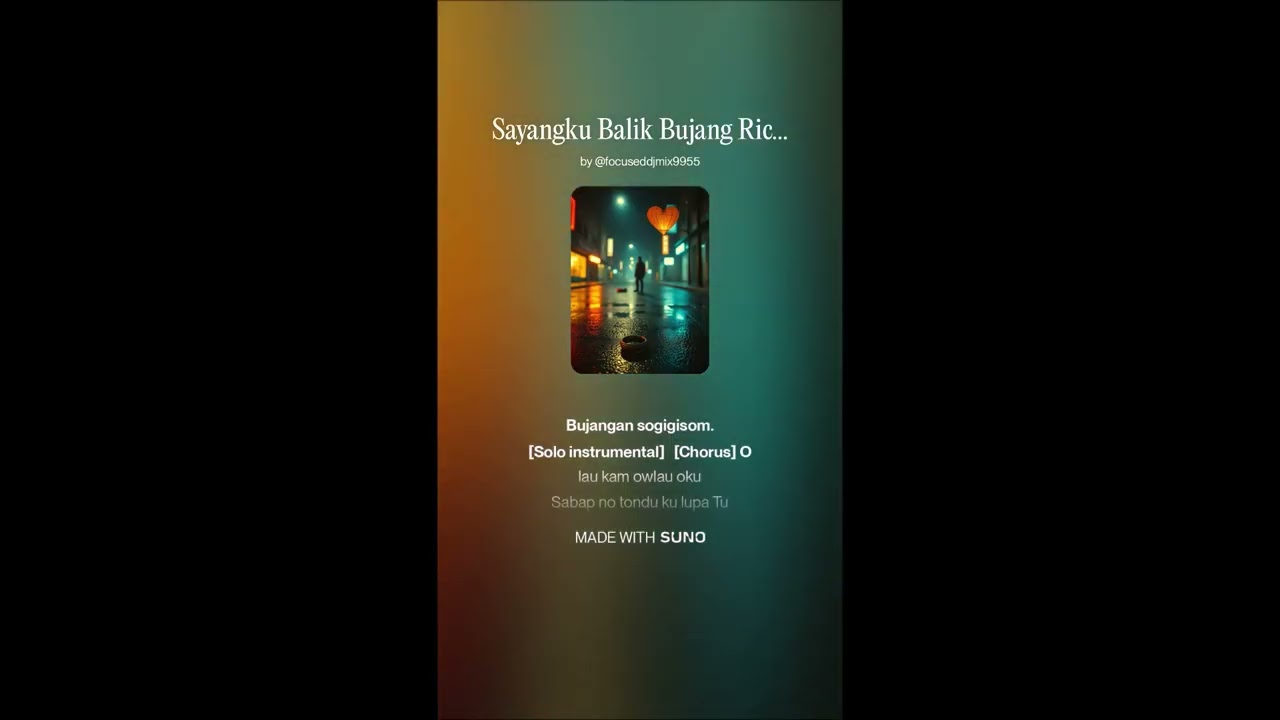 Sayangku Balik Bujang - Richard Gaisah (low key karaoke)