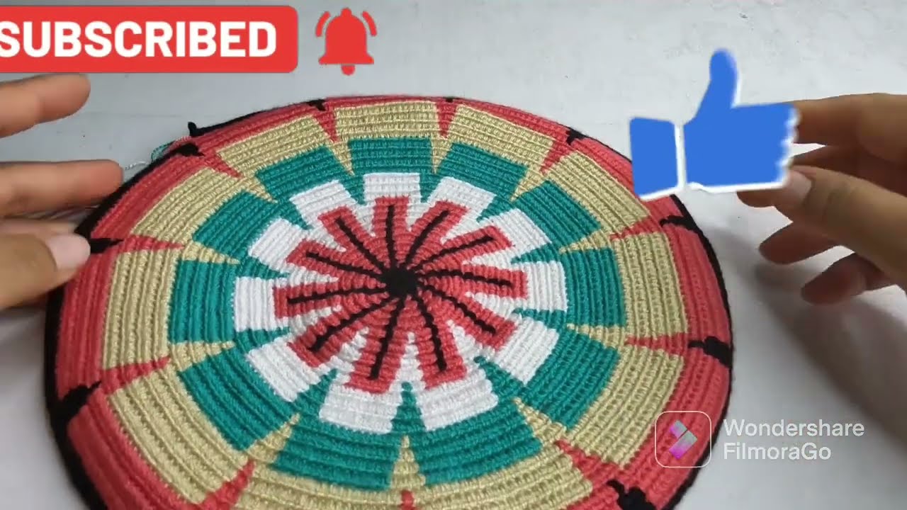 Fondo base para mochilas wayuu