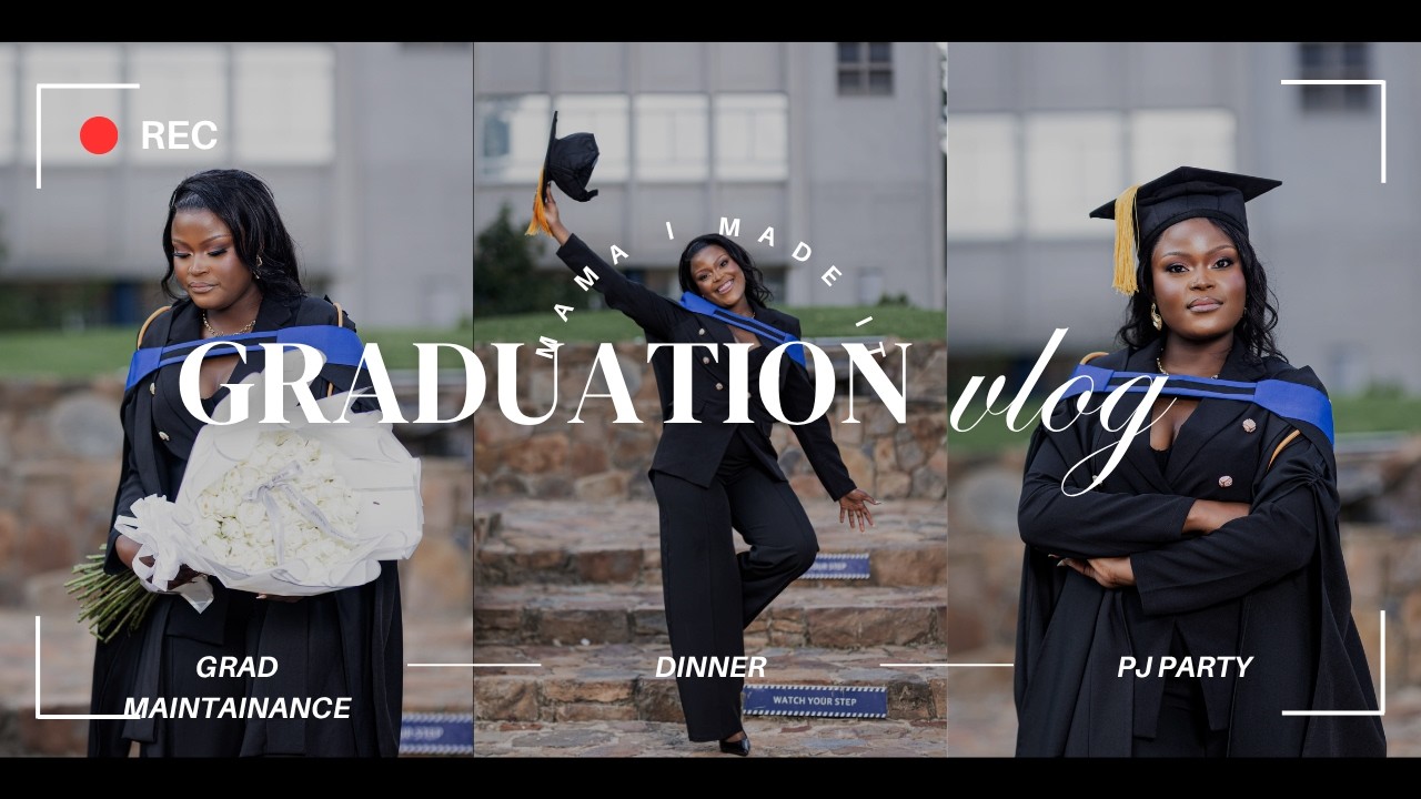 Graduation vlog + Dinner + Pj party