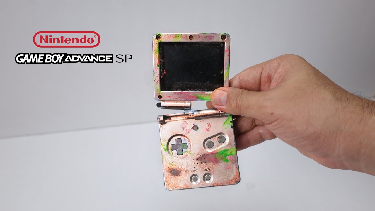 Спасение Game Boy Advance SP со свалки &ndash; Полная реставрация!